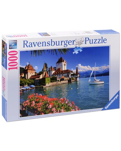 Пъзел Ravensburger от 1000 части - Езерото Тун, Берн