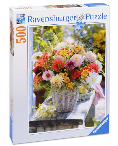 Пъзел Ravensburger от 500 части - Букет цветя