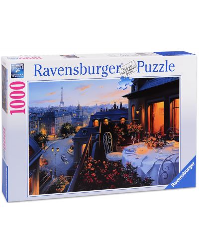 Пъзел Ravensburger от 1000 части - Балкон в Париж