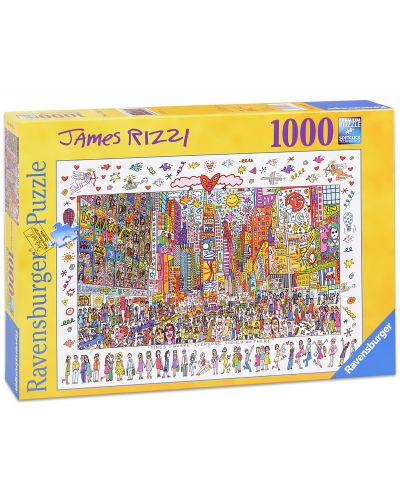Пъзел Ravensburger от 1000 части - Таймс Скуеър