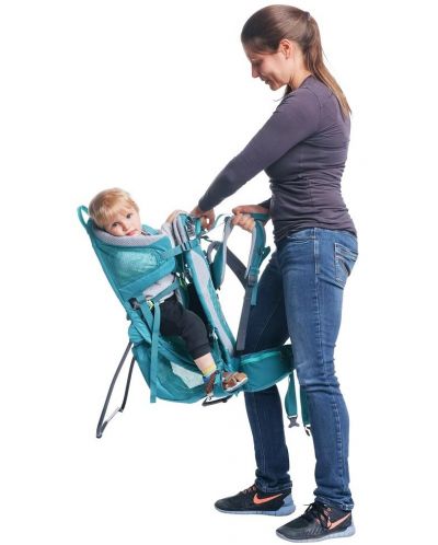 Раница за носене на дете Deuter - Kid Comfort Active SL, синя, 12 l, 2.65 kg - 5
