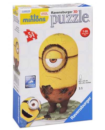 3D пъзел Ravensburger от 54 части - Миньоните: Кро миньон