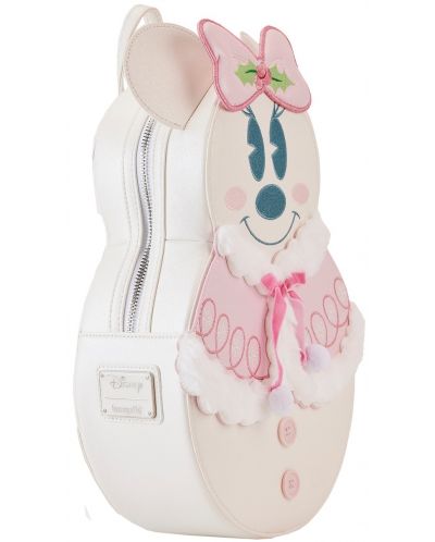 Раница Loungefly Disney: Minnie Mouse - Pastel Figural Snowman - 2