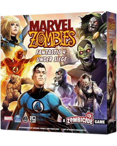 Разширение за настолна игра Marvel Zombies: A Zombicide Game – Fantastic 4: Under Siege - 1