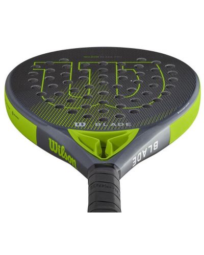 Ракета за падел Wilson - Blade Pro V2, сива/зелена - 2