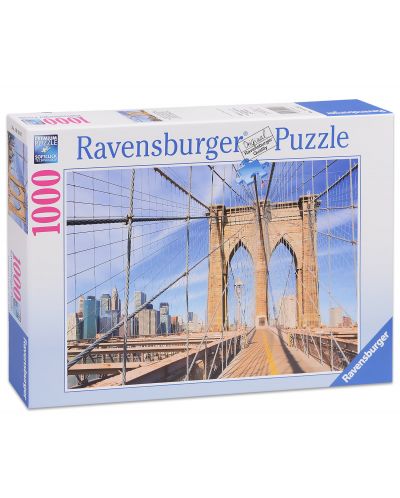 Пъзел Ravensburger от 1000 части - Бруклинския мост - 1