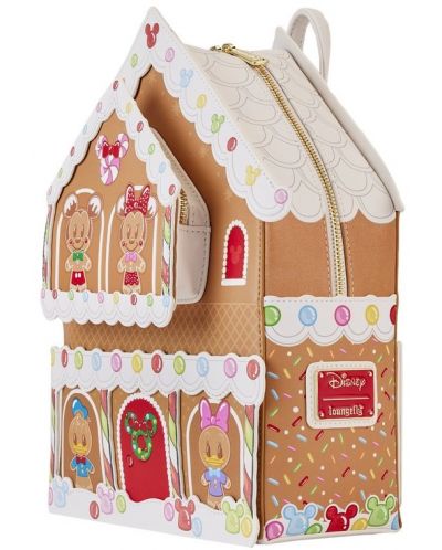 Раница Loungefly Disney: Mickey and Friends - Gingerbread House Mini - 2