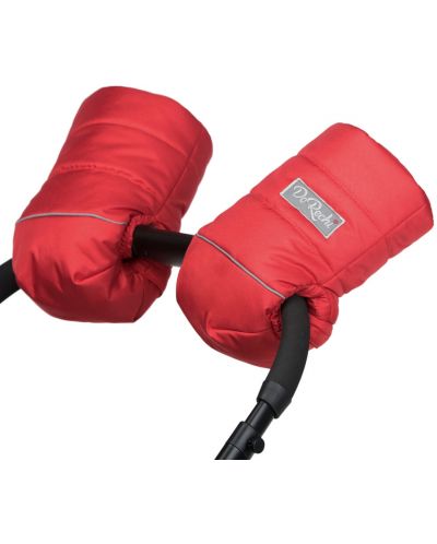 Универсални ръкавици за количка с вълна ДоРечи - Червени - 1