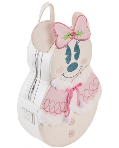 Раница Loungefly Disney: Minnie Mouse - Pastel Figural Snowman - 3