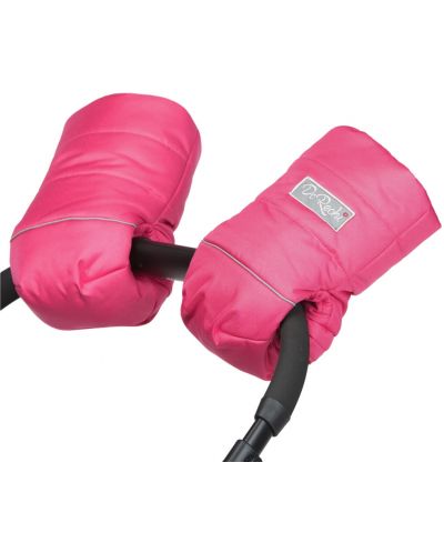 Универсални ръкавици за количка с вълна ДоРечи - Розови - 1