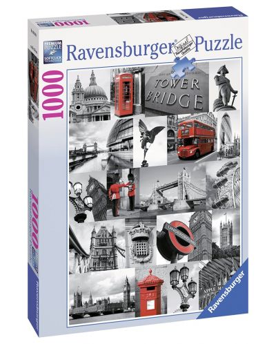 Пъзел Ravensburger от 1000 части - Лондон - 1