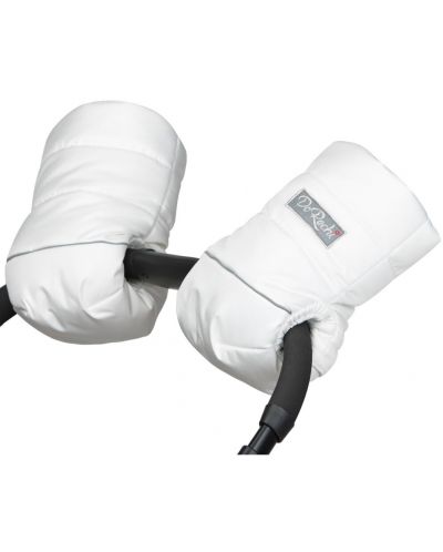 Универсални ръкавици за количка с вълна ДоРечи - Бели - 1