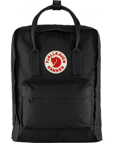 Раница Fjallraven - Kanken Black, 16l, черна - 2