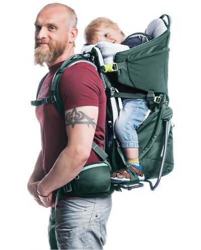 Раница за носене на деца Deuter - Kid Comfort, 14l, зелена - 10