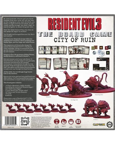 Разширение за настолна игра Resident Evil 3: City of Ruin - 2