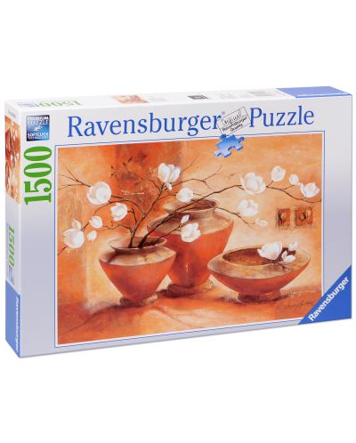 Пъзел Ravensburger от 1500 части - Бялата магнолия