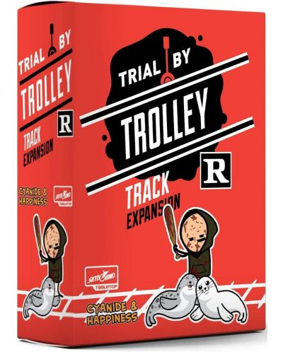 Разширение за настолна игра Trial by Trolley: R-Rated Track Expansion - 1
