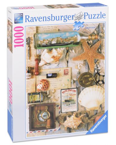 Пъзел Ravensburger от 1000 части - Морски сувенири - 1
