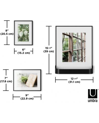 Рамки за снимки Umbra - Matinee, 5 броя, черни - 4