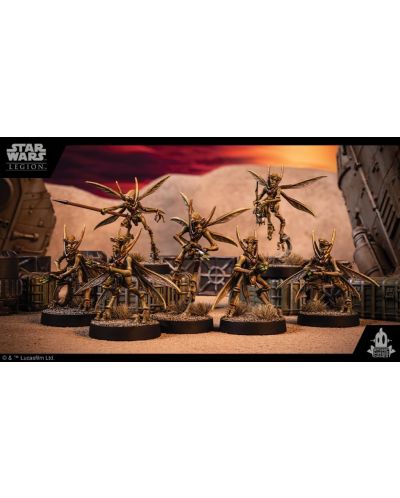 Разширение за настолна игра Star Wars: Legion - Geonosian Warriors Expansion - 5