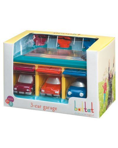 Комплект за игра Battat - Автоматичен гараж, разноцветен - 2