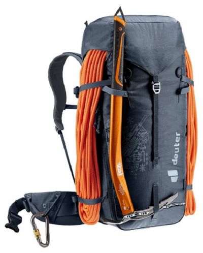 Туристическа раница Deuter - Guide 32+8 SL, черна - 4