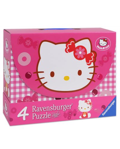 Пъзел Ravensburger 4 в 1 от 122 части - Hello Kitty - 1