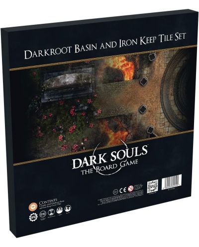 Разширение за настолна игра Dark Souls: The Board Game - Darkroot Basin and Iron Keep Tile Set - 1