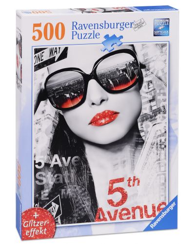 Пъзел Ravensburger от 500 части - Блестящи устни