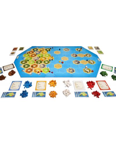 Разширение за настолна игра Catan: Seafarers – 5-6 Player Extension - 3