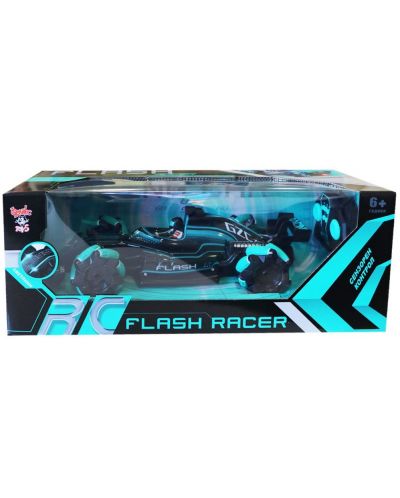 Радиоуправляема кола с пара Ocie - Flash Racer, синя - 3