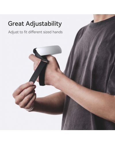 Ръкохватки за контролер Kiwi Design - Knuckle Grips, Oculus Quest 2, черни - 3