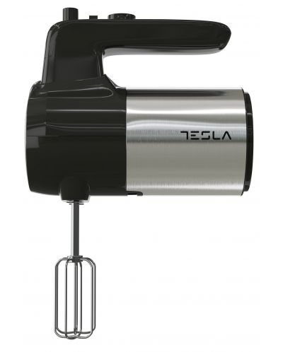 Ръчен миксер Tesla - MX301BX, 300 W, 5 скорости, черен/инокс - 1