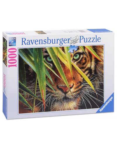 Пъзел Ravensburger от 1000 части - Мистичен тигър