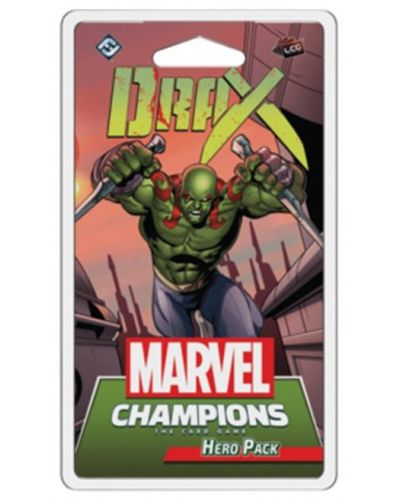 Разширение за настолна игра Marvel Champions - Drax Hero Pack - 1