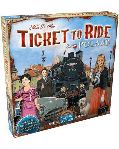Разширение за настолна игра Ticket to Ride - Poland - 1