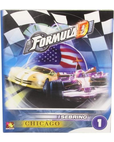 Разширение за настолна игра Formula D: Circuits 1 – Sebring & Chicago - 1