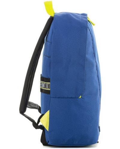 Раница Mitama - Color Touch, синьо и жълто, с подарък шапка - 5