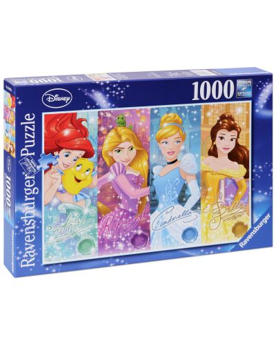Пъзел Ravensburger от 1000 части - Дисни принцеси