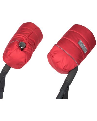 Универсални ръкавици за количка с вълна ДоРечи - Червени - 3