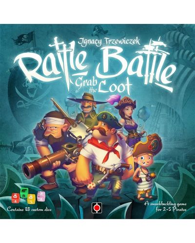 Настолна игра Rattle, Battle, Grab the Loot - семейна - 7