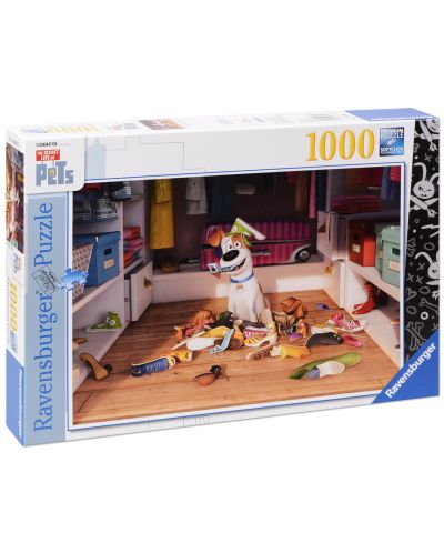 Пъзел Ravensburger от 1000 части - Сами вкъщи