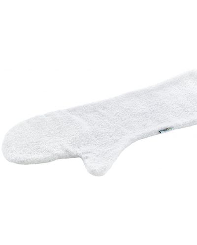 Ръкавица за къпане BabyJem - Бяла - 1