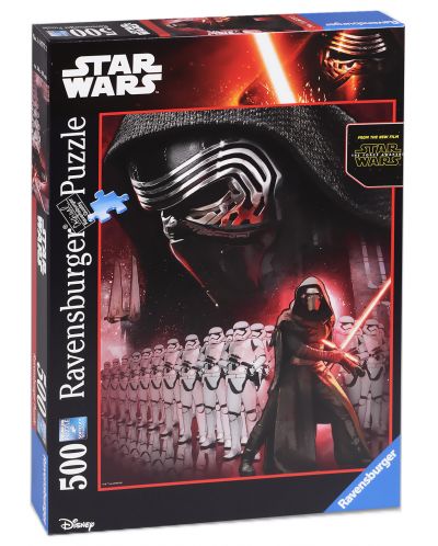 Пъзел Ravensburger от 500 части - Kylo Ren, Междузвездни войни