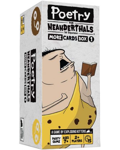 Разширение за настолна игра Poetry for Neanderthals: More Cards Box 1 - 1