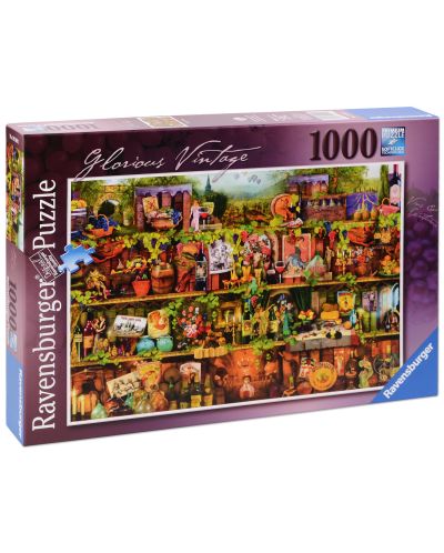 Пъзел Ravensburger от 1000 части - Величествен винтидж пейзаж