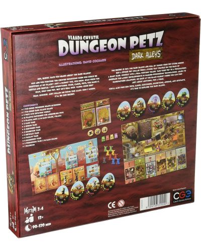 Разширение за настолна игра Dungeon Petz - Dark Alleys - 2
