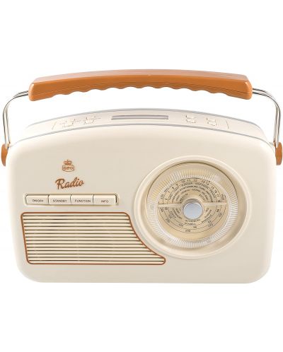 Радио GPO - Rydell Nostalgic DAB, бежово - 2