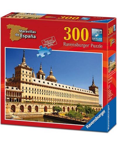 Пъзел Ravensburger от 300 части - Дворецът Ескориал, Испания - 1