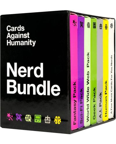 Разширение за настолна игра Cards Against Humanity - Nerd Bundle - 1